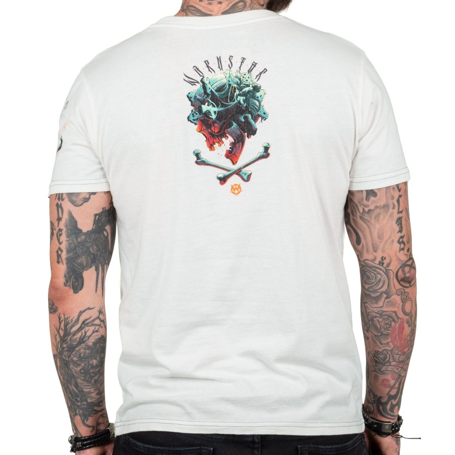 Tees | Artist Asylum Collection Boneyard Tee - Antique White