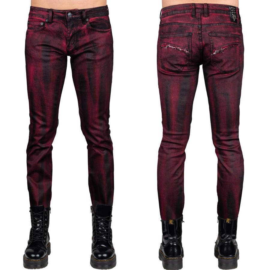 Jeans | All Access Collection Rampager Coated Jeans - Crimson