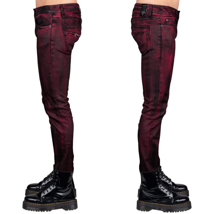 Jeans | All Access Collection Rampager Coated Jeans - Crimson