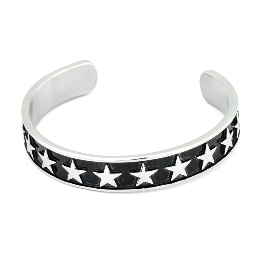 Jewelry | Wornstar Swag Star Spangled Cuff Bracelet