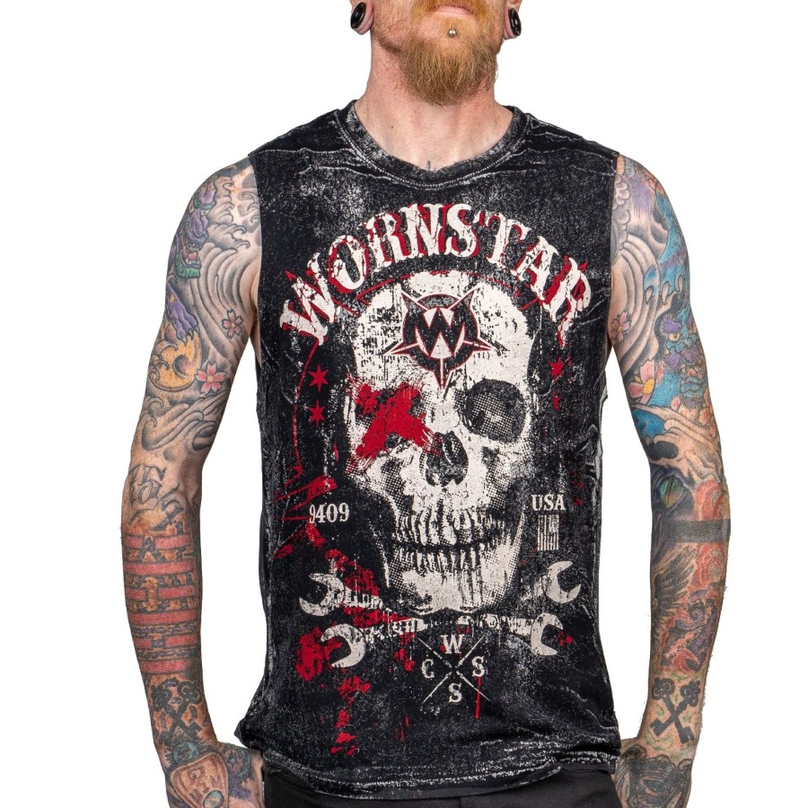 Tees | Custom Chop Shop Death Mechanic Tee - Sleeveless