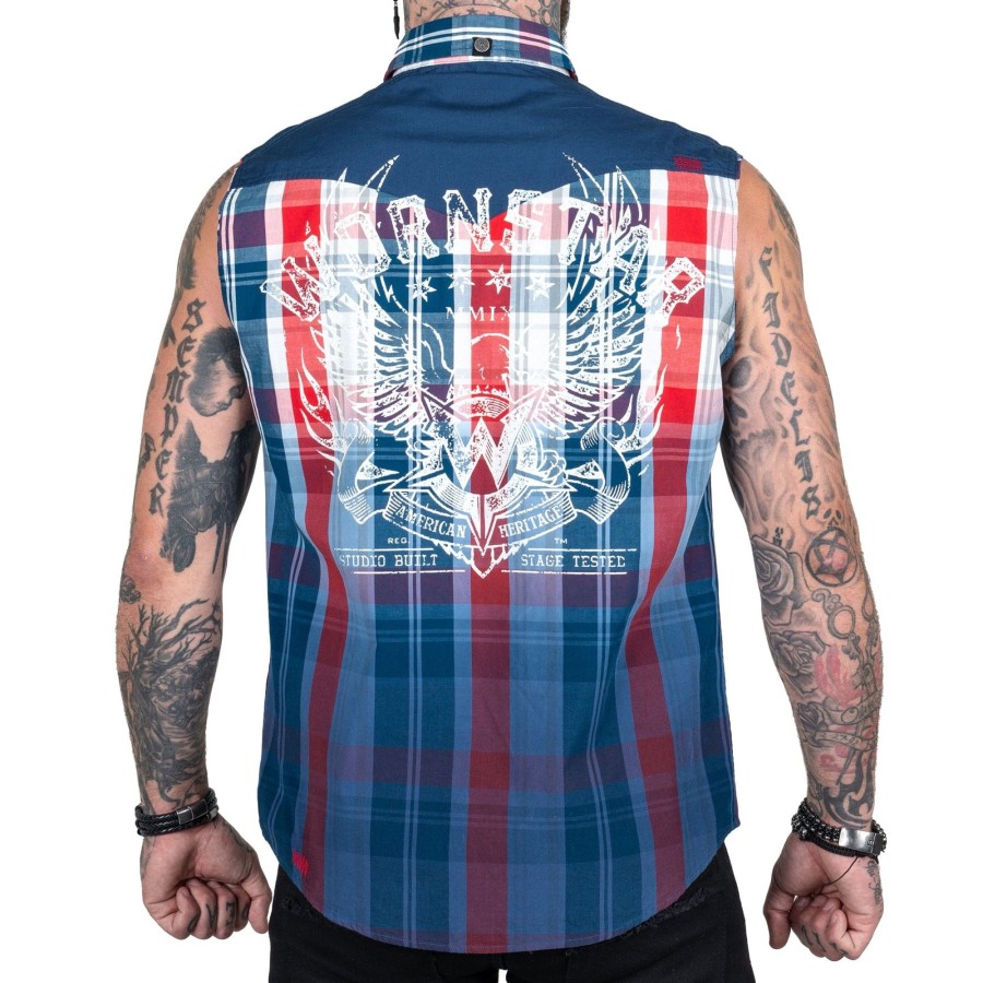 Button-Downs | Custom Chop Shop Heritage Shirt - Sleeveless