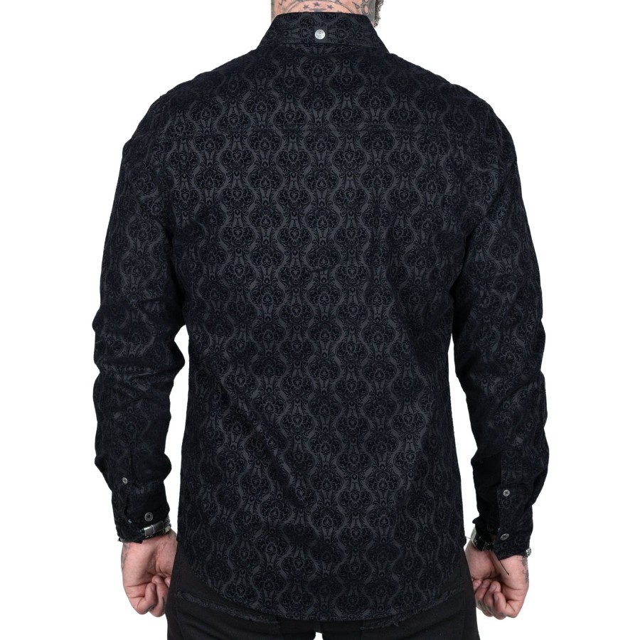 Button-Downs | Rocknrolla Collection Amaryllis Shirt - Black