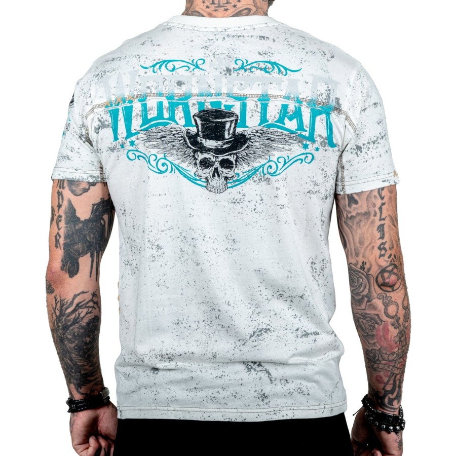 Tees | Artist Asylum Collection Elegantly Wasted Tee - Antique White