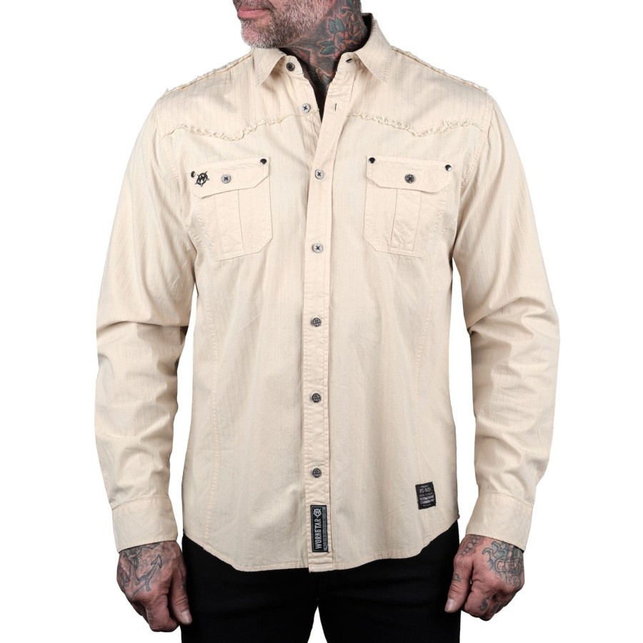 Button-Downs | Rocknrolla Collection Raider Shirt - Sand